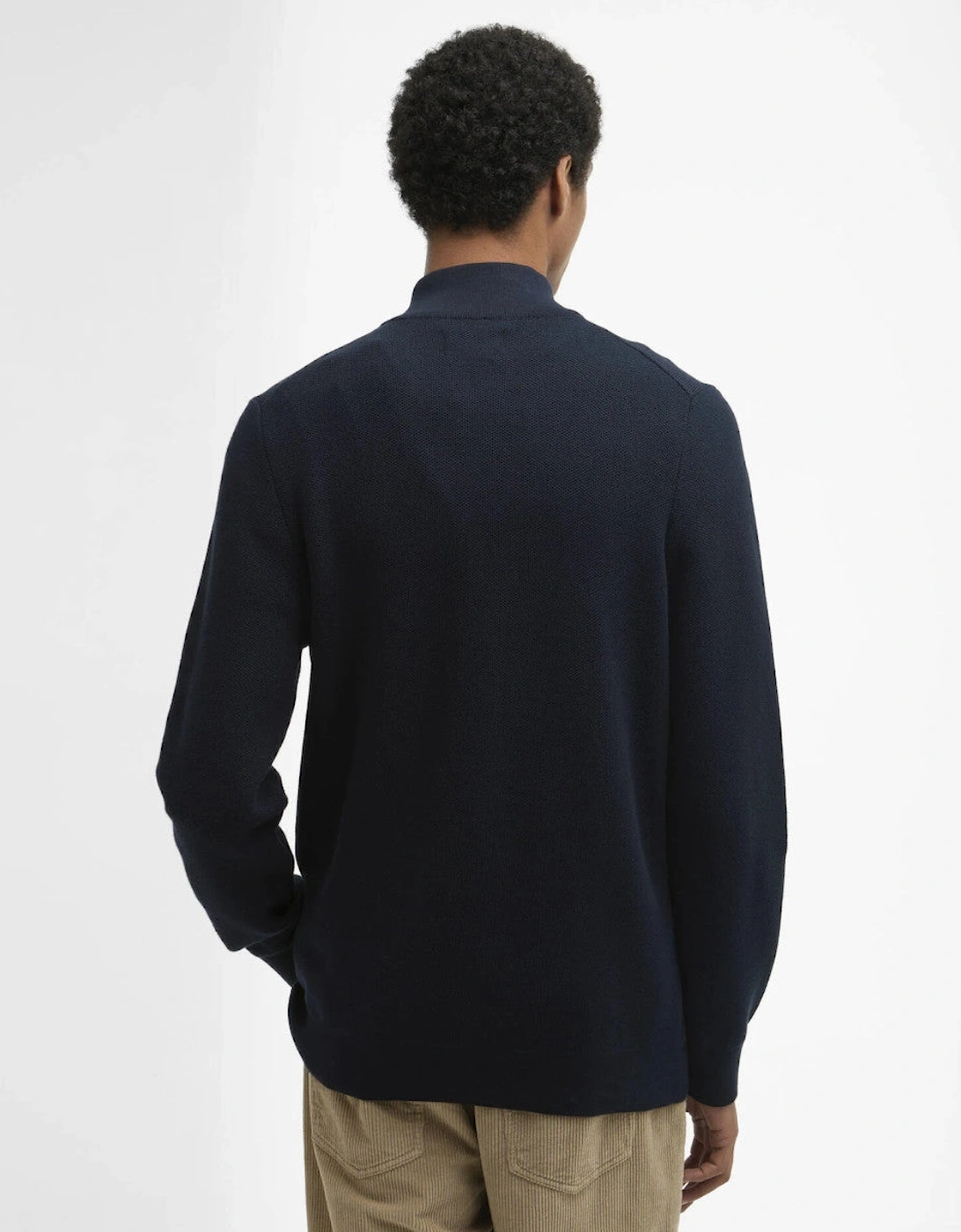 Honeycomb Half Zip Sweater NY91 Navy