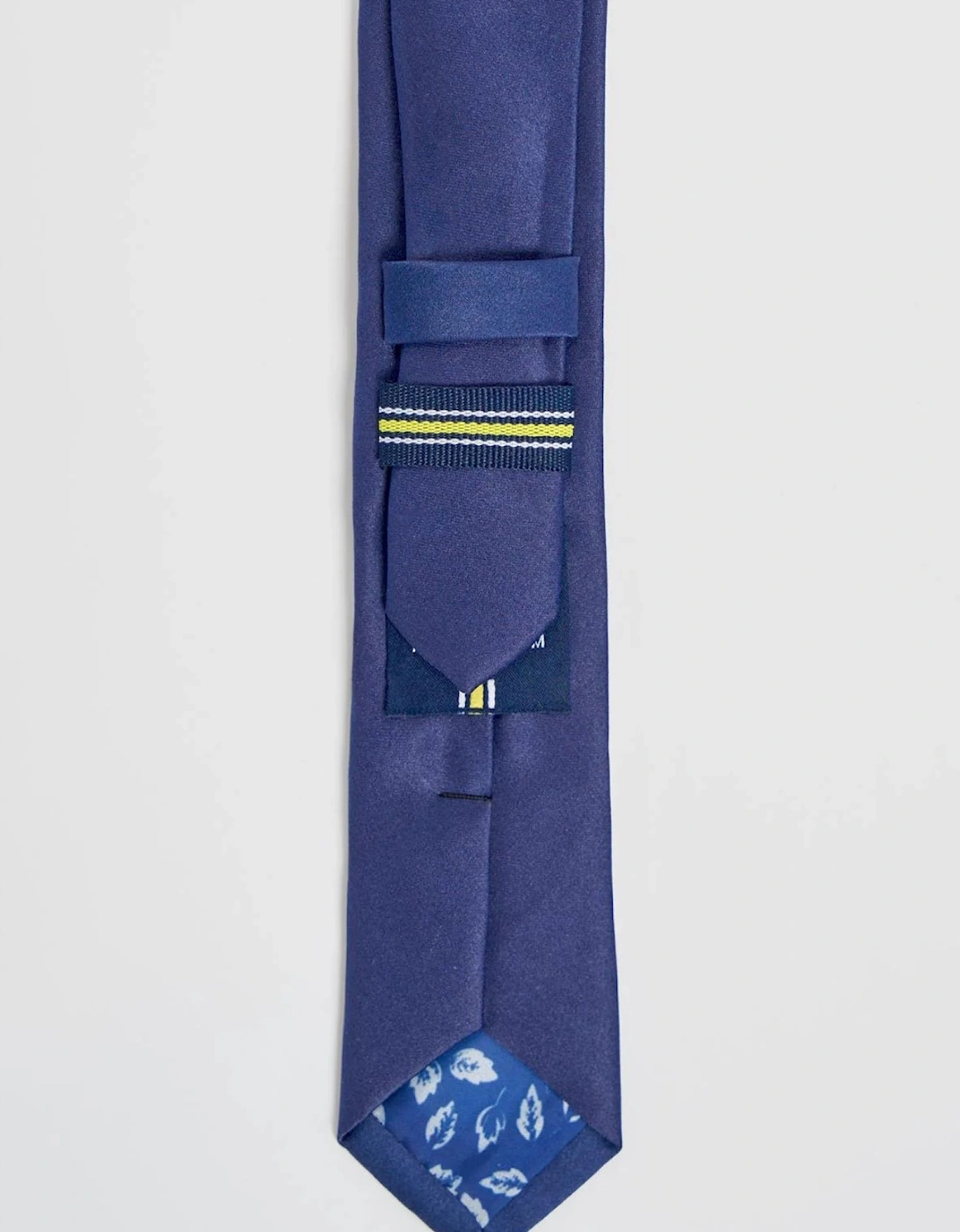 Boys Navy Tie and Pocket Square Set