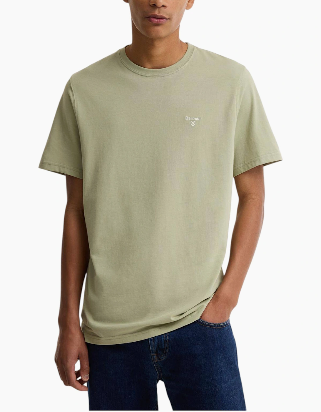 Mens Essential Sports T-Shirt Crew Neck Regular Fit Soft Cotton T-Shirts, 2 of 1