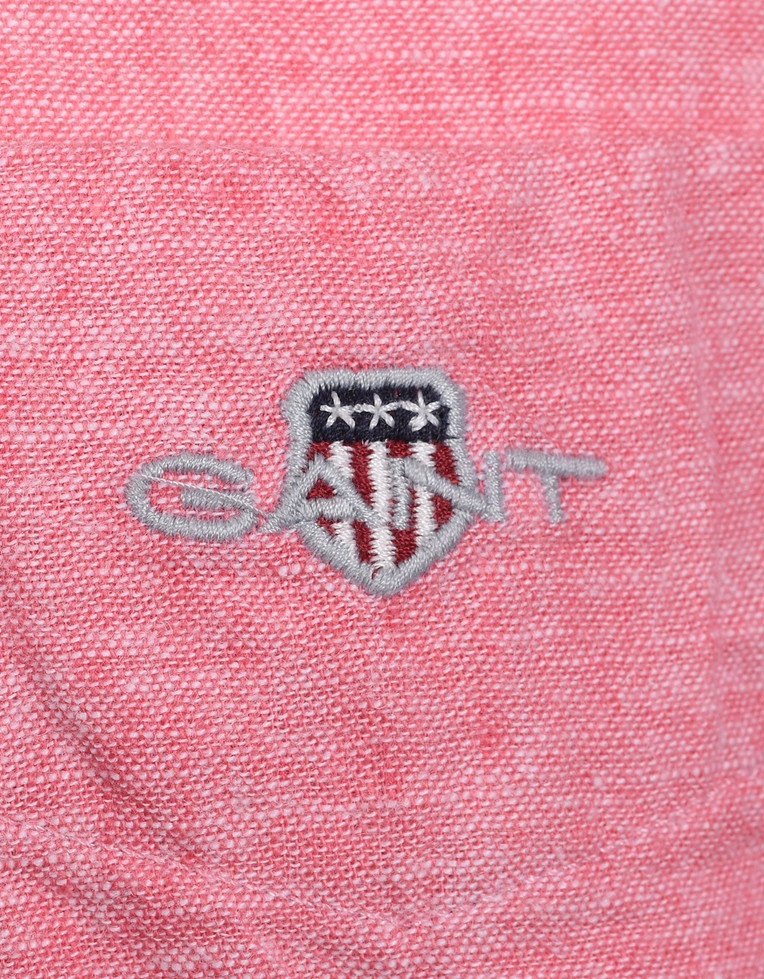 REG COTTON LINEN SHORT SLEEVE SHIRT ROSE PINK