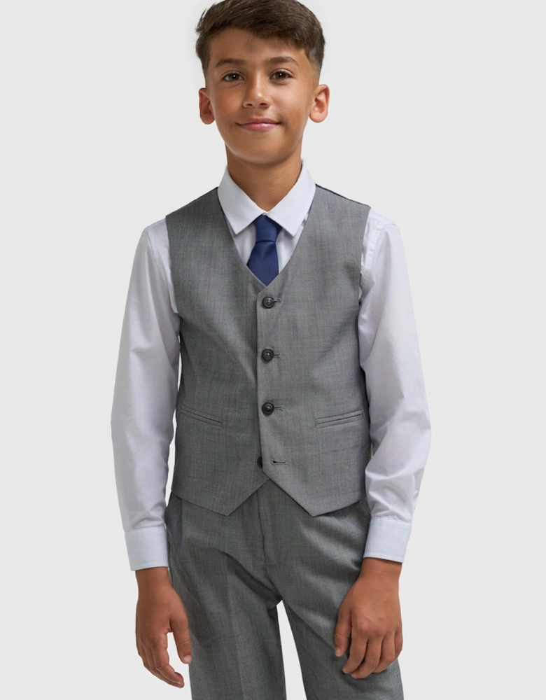 Boys ‘Reegan’ Dark Grey 3 Piece Occasion Suit