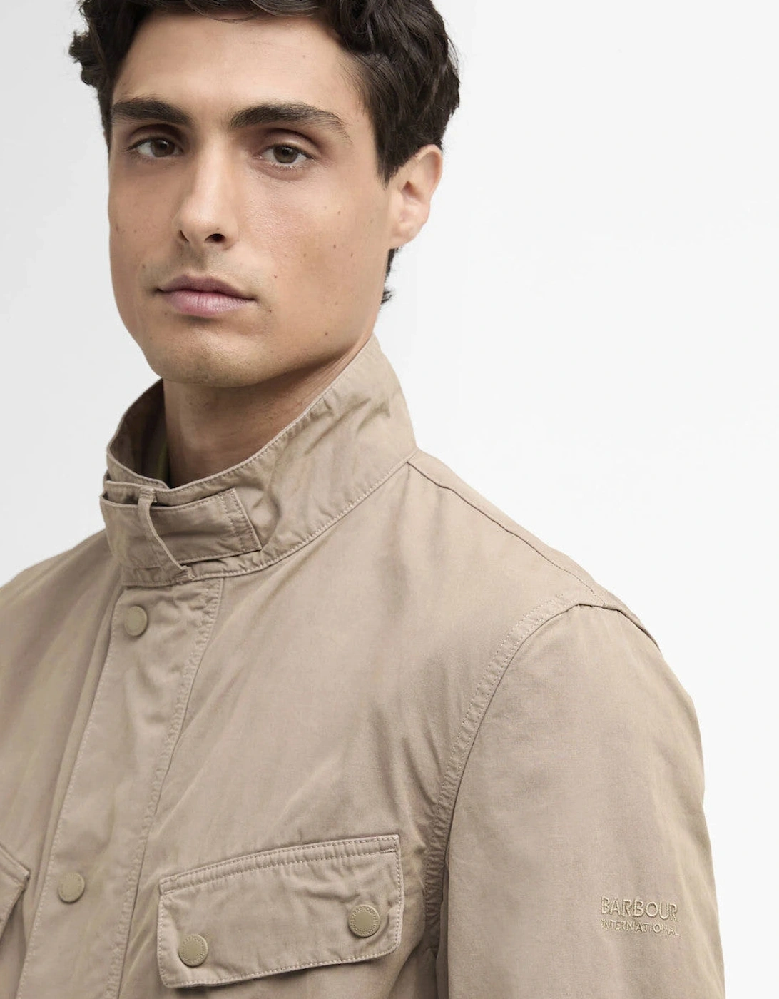 Garment Dyed Duke Casual Jacket BE31  Timberwolf