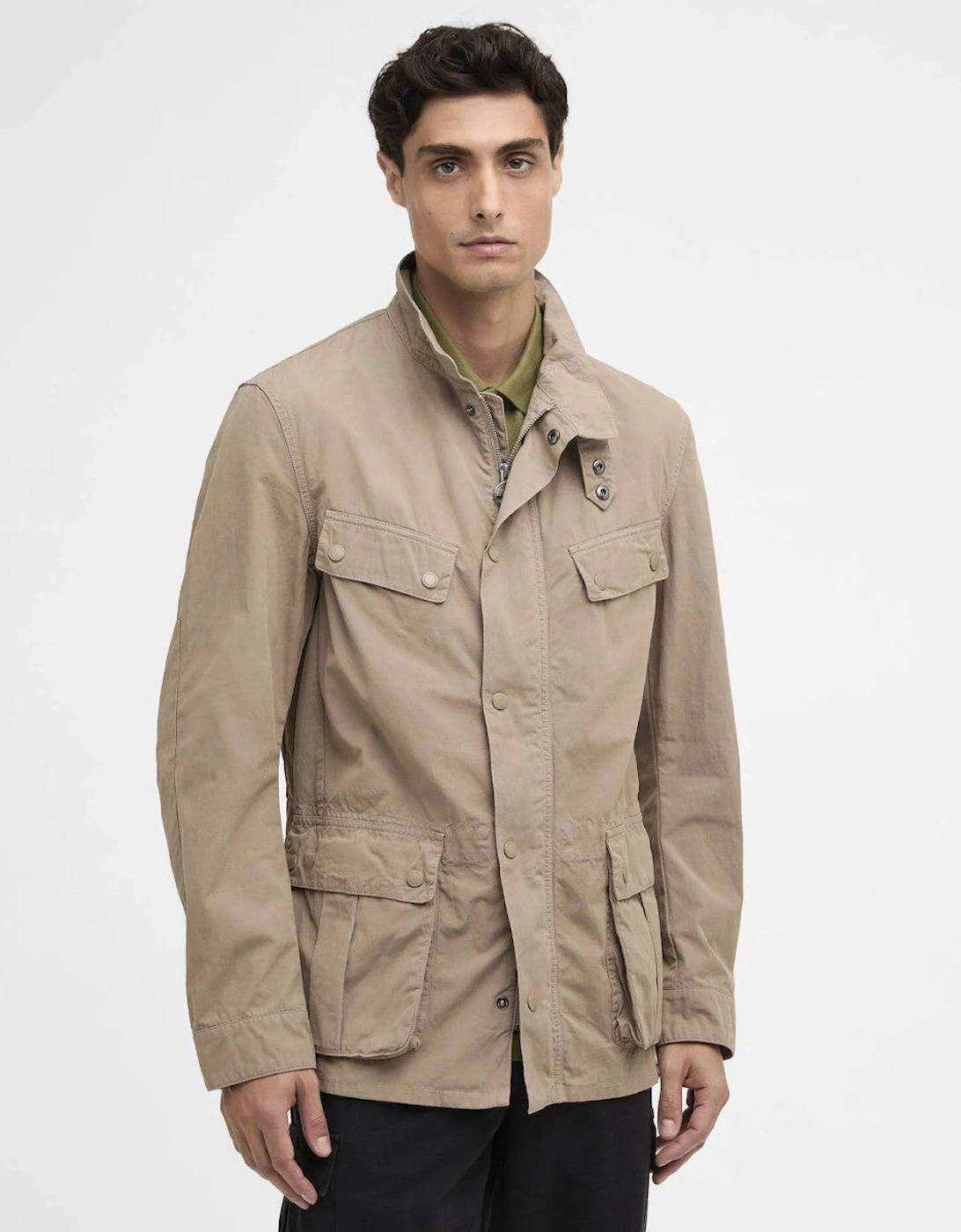 Garment Dyed Duke Casual Jacket BE31  Timberwolf