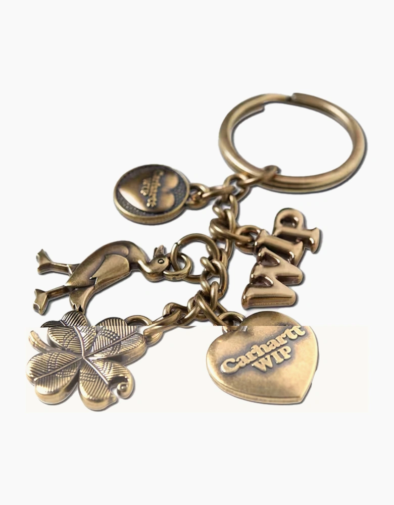 Charms Keychain Gold