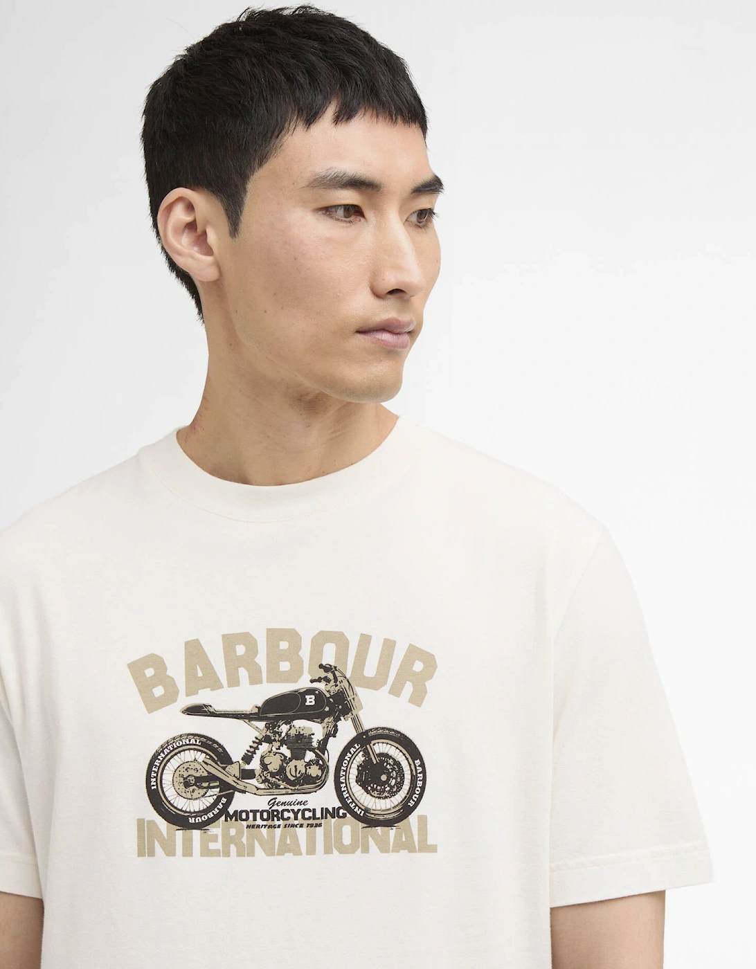 Shifter Graphic Print T-Shirt WH32  Whisper White