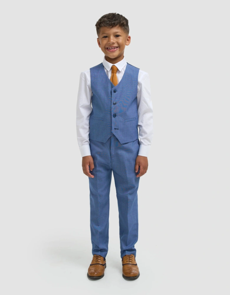 Boys ‘Bluejay’ Blue 3 Piece Occasion Suit