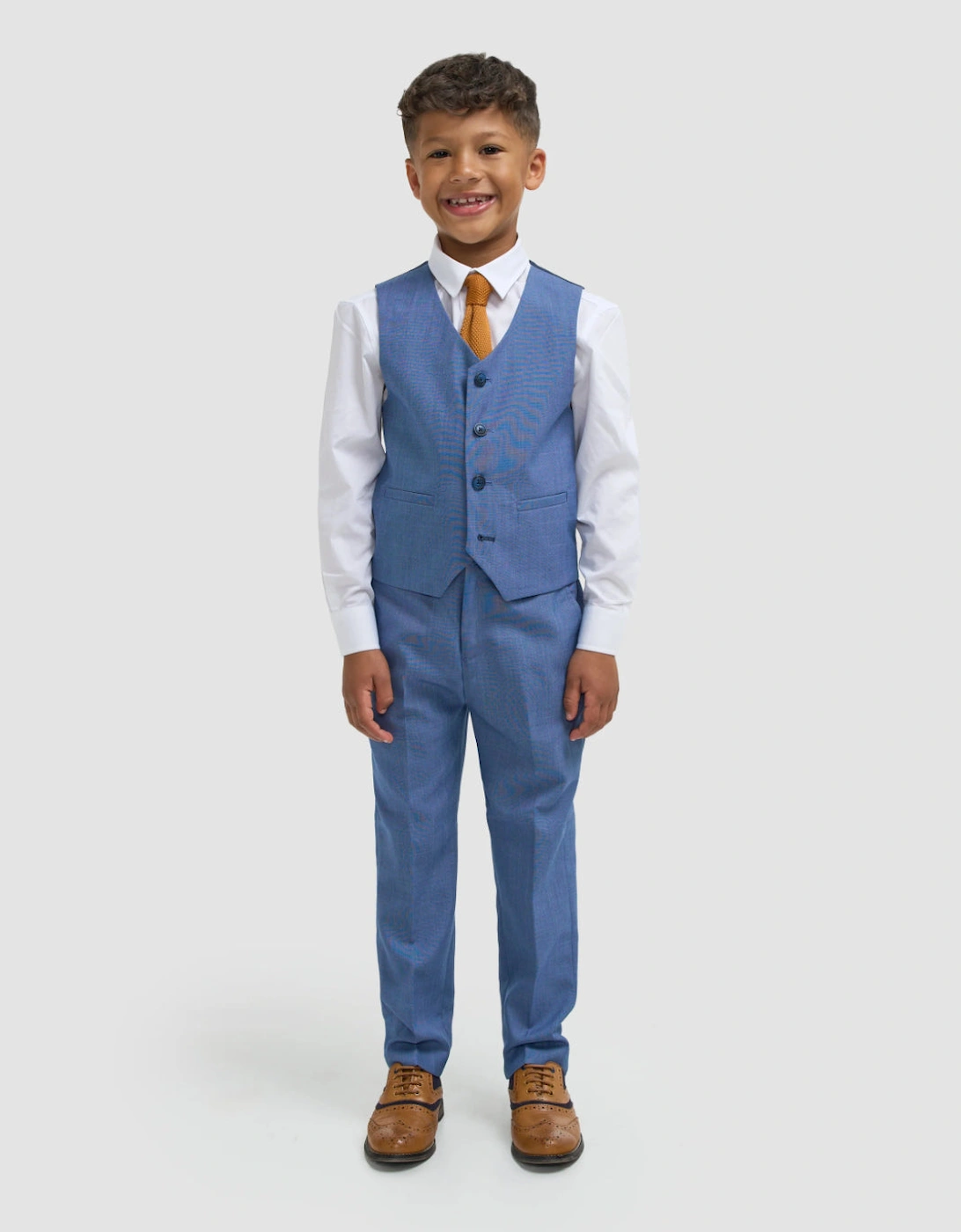 Boys ‘Bluejay’ Blue 3 Piece Occasion Suit