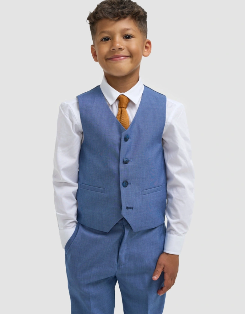 Boys ‘Bluejay’ Blue 3 Piece Occasion Suit