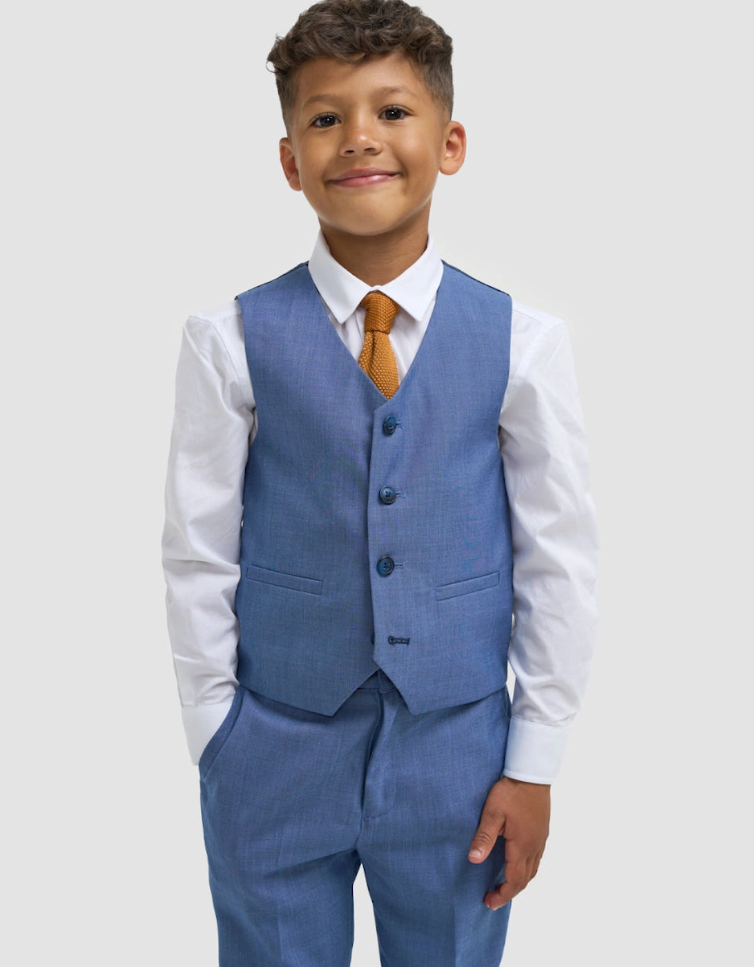 Boys ‘Bluejay’ Blue 3 Piece Occasion Suit