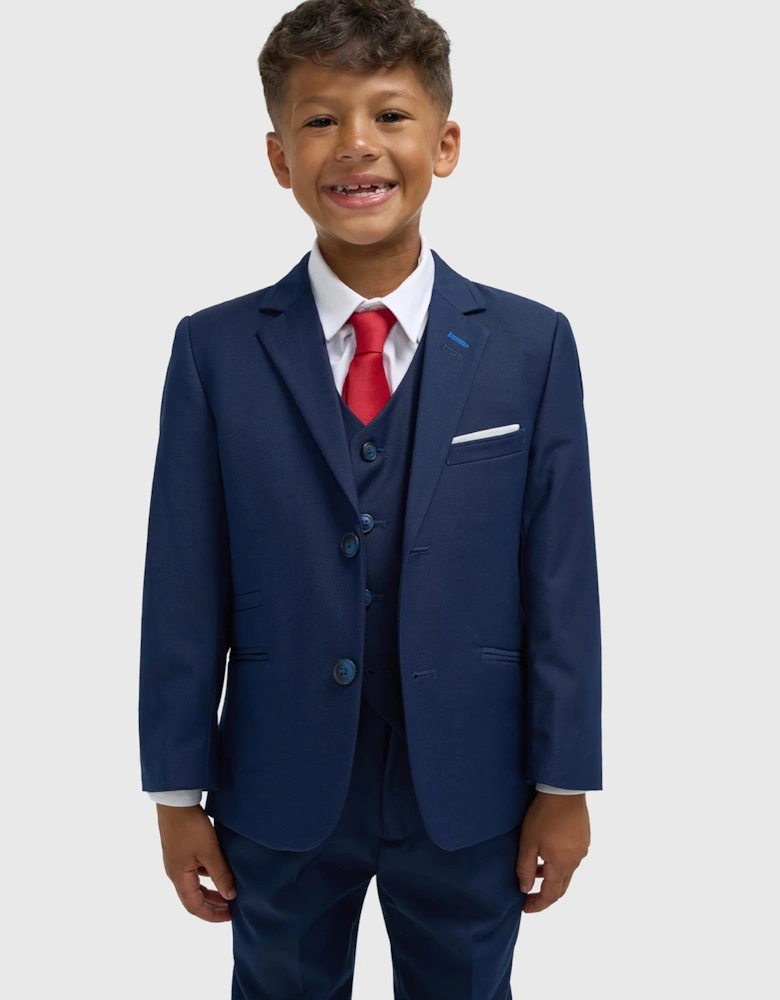 Boys ‘Jefferson’ Navy Blue 3 Piece Occasion Suit
