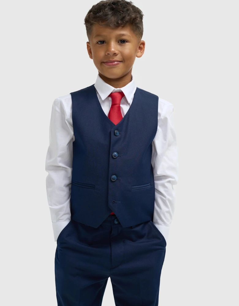 Boys ‘Jefferson’ Navy Blue 3 Piece Occasion Suit