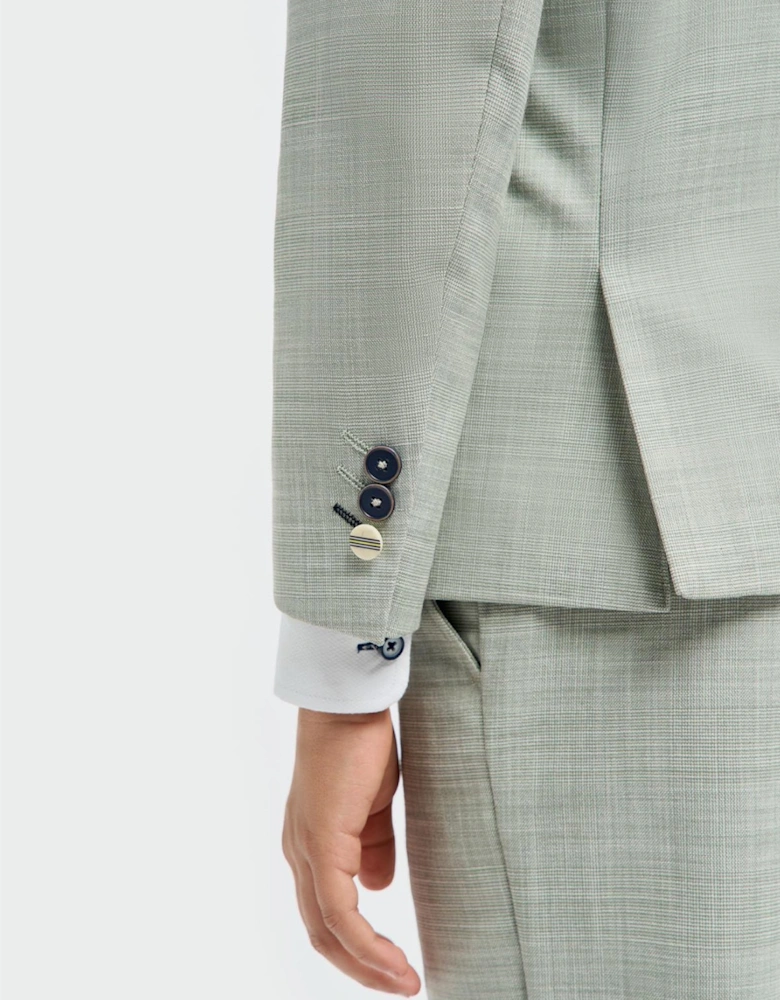 Boys ‘Camden’ Sage Green 3 Piece Occasion Suit