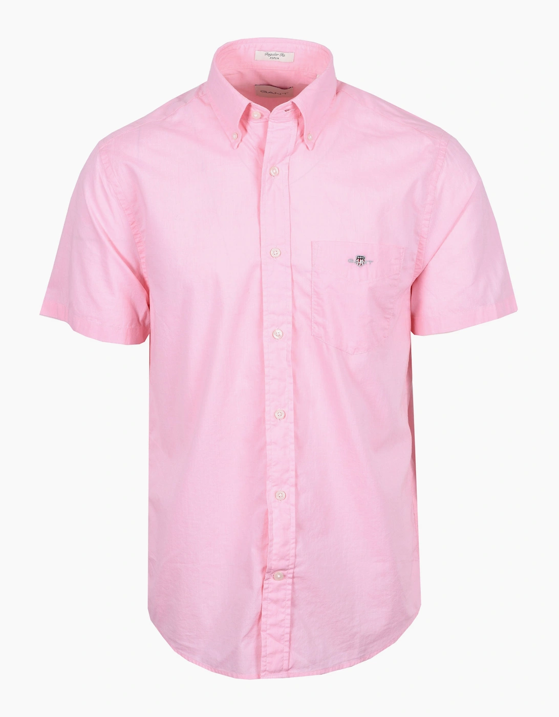 REG POPLIN SHORT SLEEVE SHIRT WASHED PINK, 5 of 4