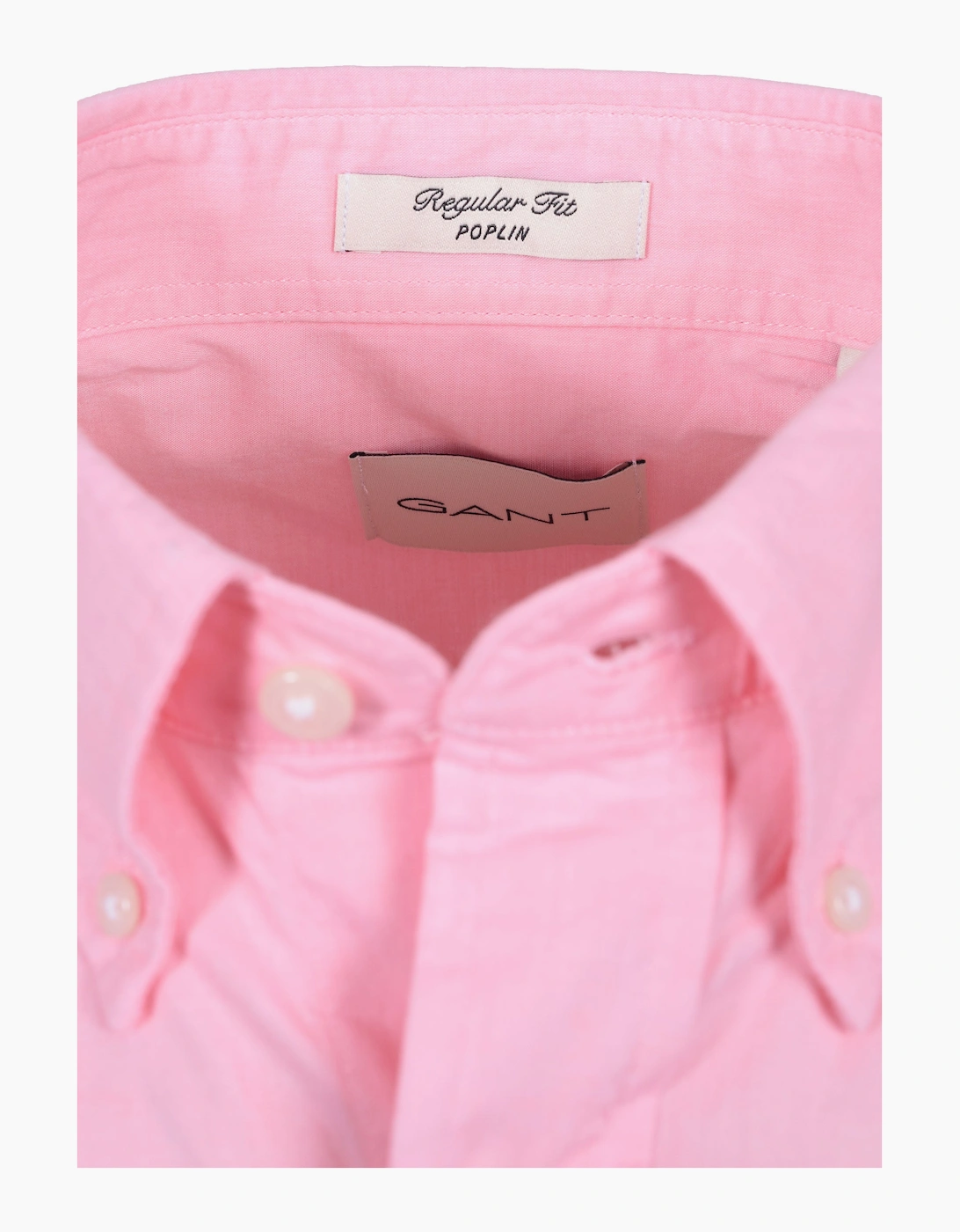 REG POPLIN SHORT SLEEVE SHIRT WASHED PINK