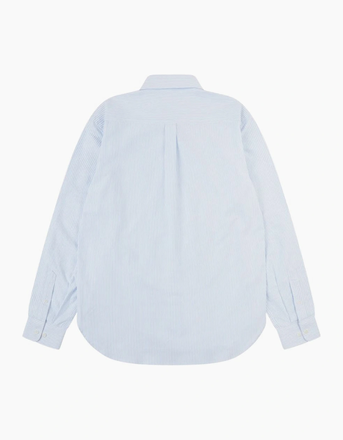6013 Long-Sleeve Oxford shirt Baby Blue Pinstripe