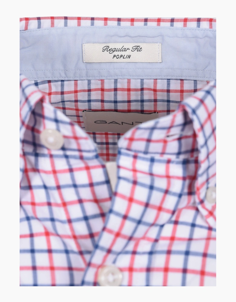 CLASSIC POPLIN LONG SLEEVED SHIRT ROSE/RED