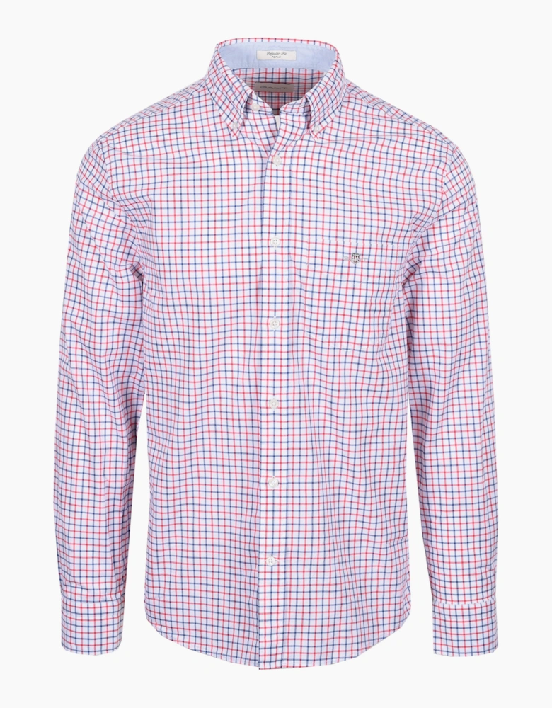 CLASSIC POPLIN LONG SLEEVED SHIRT ROSE/RED