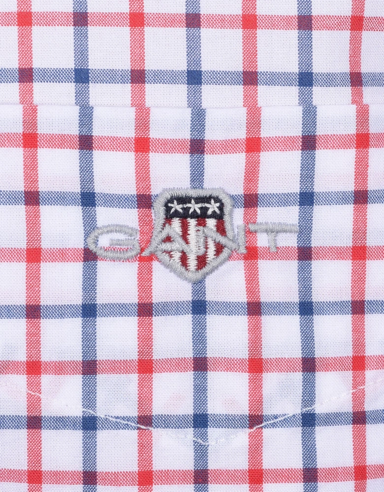 CLASSIC POPLIN LONG SLEEVED SHIRT ROSE/RED