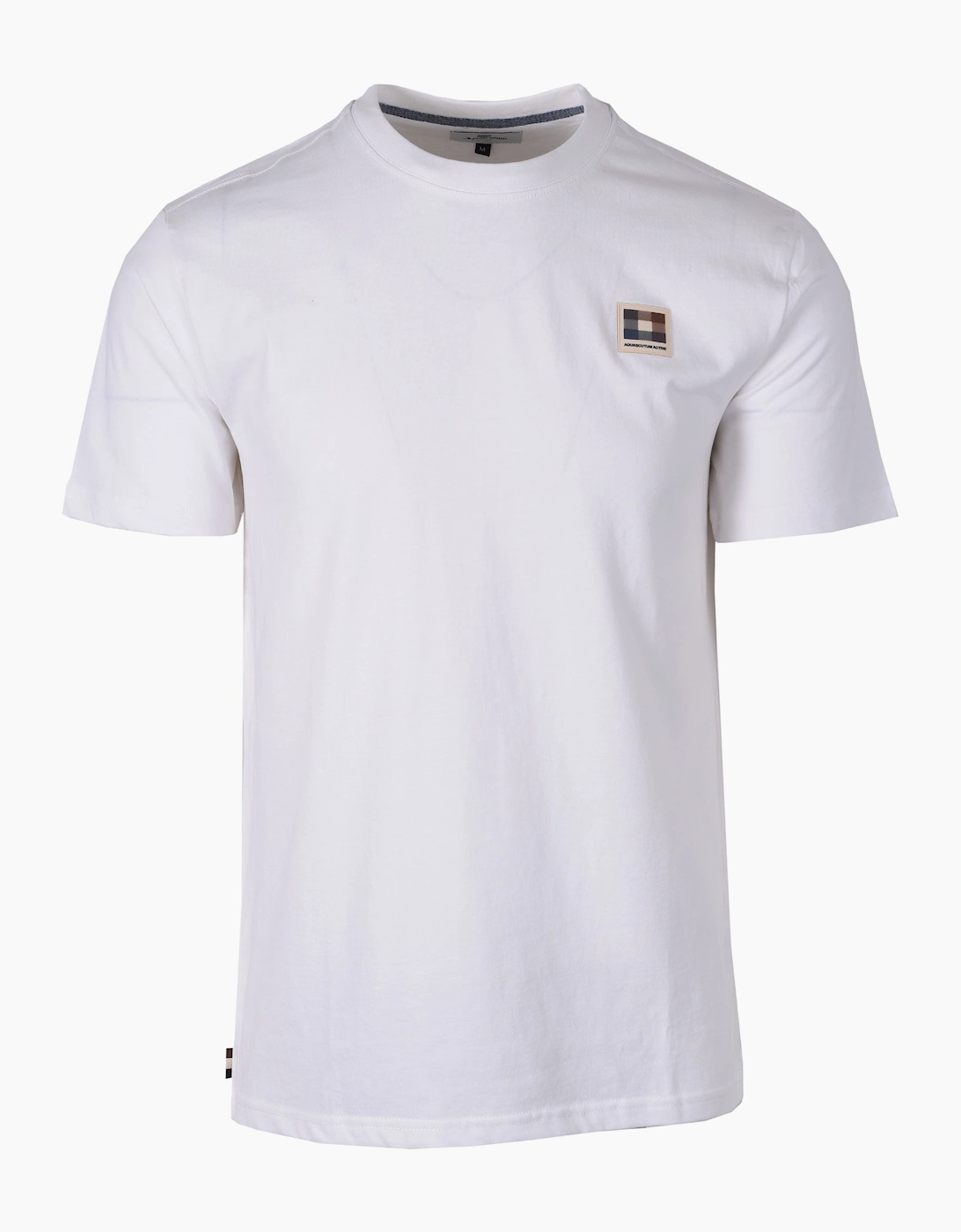 Club Check Patch T-shirt White, 4 of 3