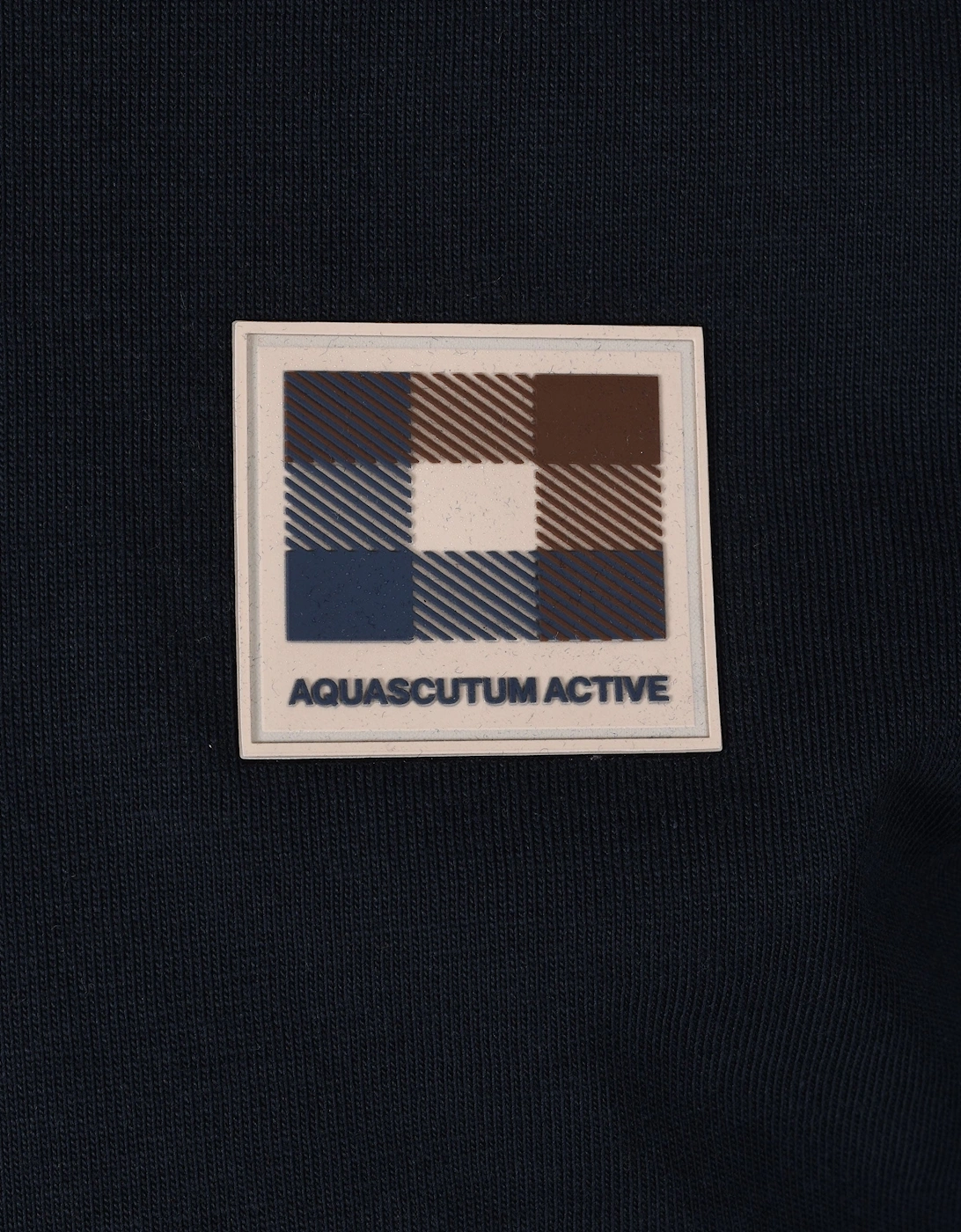 Club Check Patch T-shirt Navy