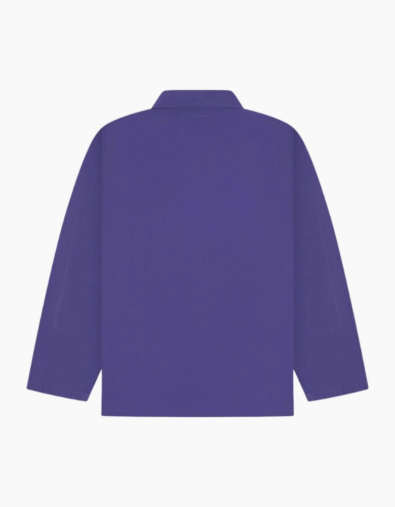 #3001 Buttoned Overshirt Burst Grape