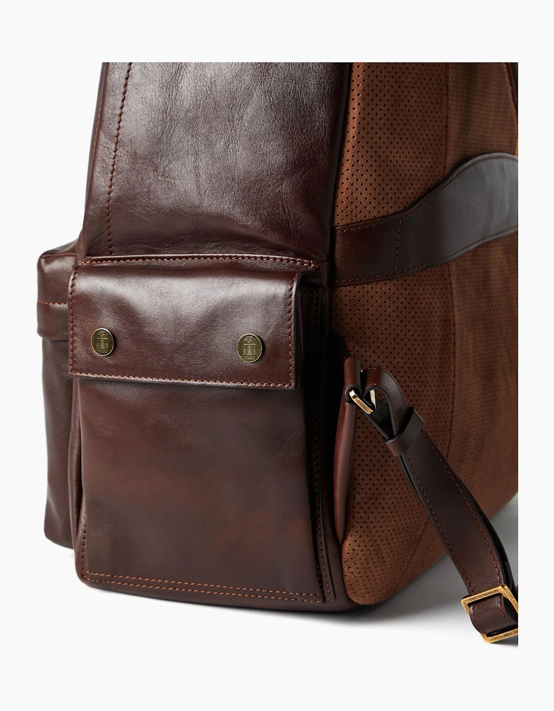 Leather Backpack Brown