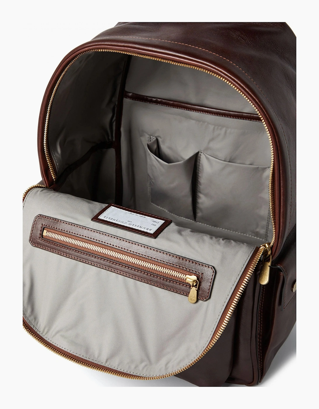 Leather Backpack Brown