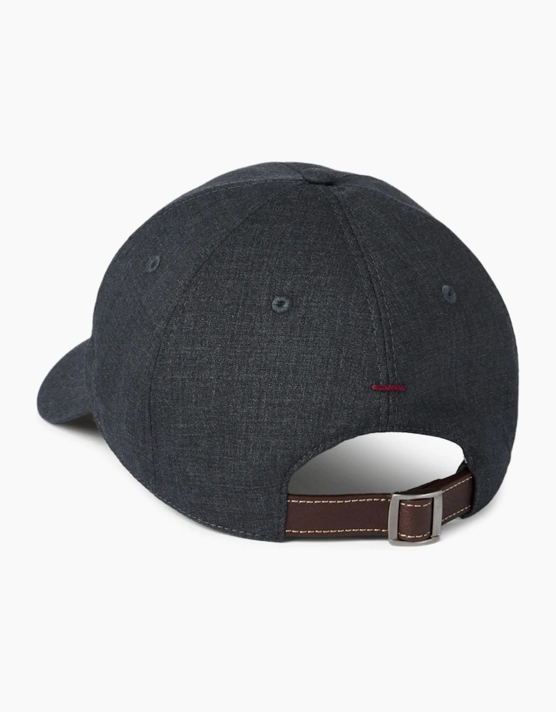 Cotton Branded Cap Dark Grey