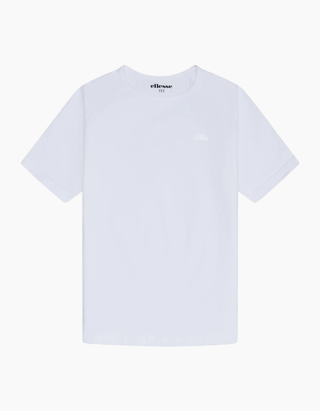 Ellesse Men's White La Bella Ss Fitted T-Shirt - Size: 42