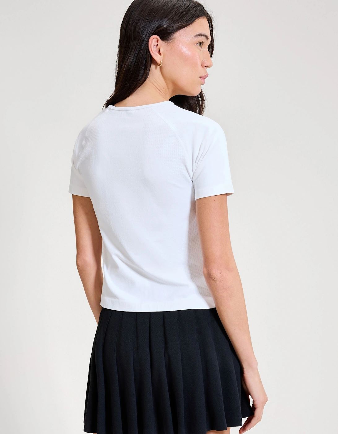 La Bella SS Fitted T-shirt - White