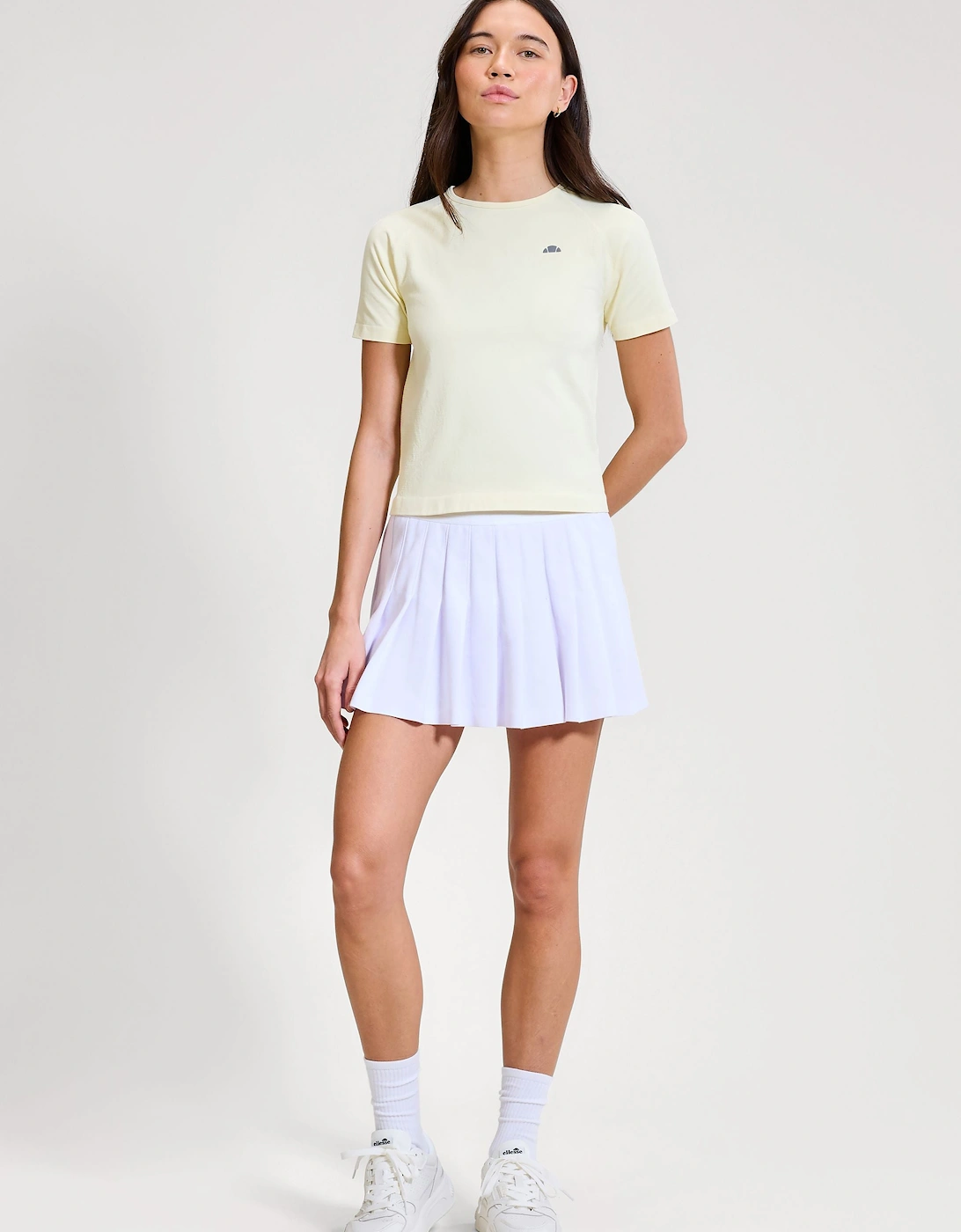 La Bella SS Fitted T-shirt - Light Yellow