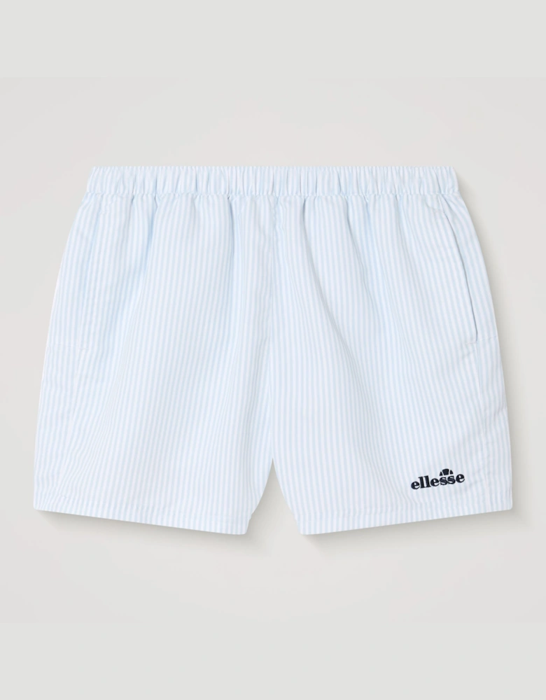 Sylbio Swim Short - White/Light Blue