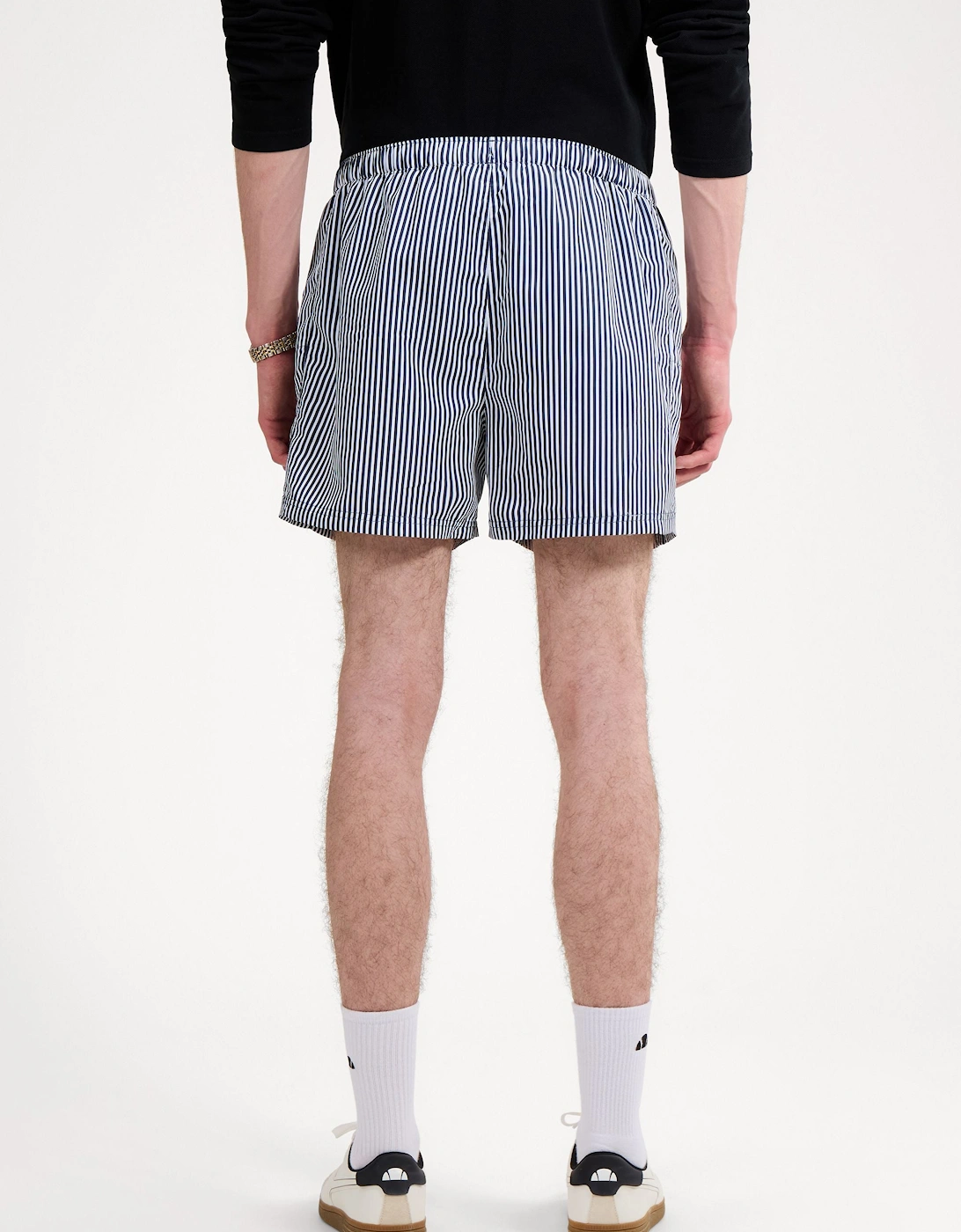 Sylbio Swim Short - White/Navy