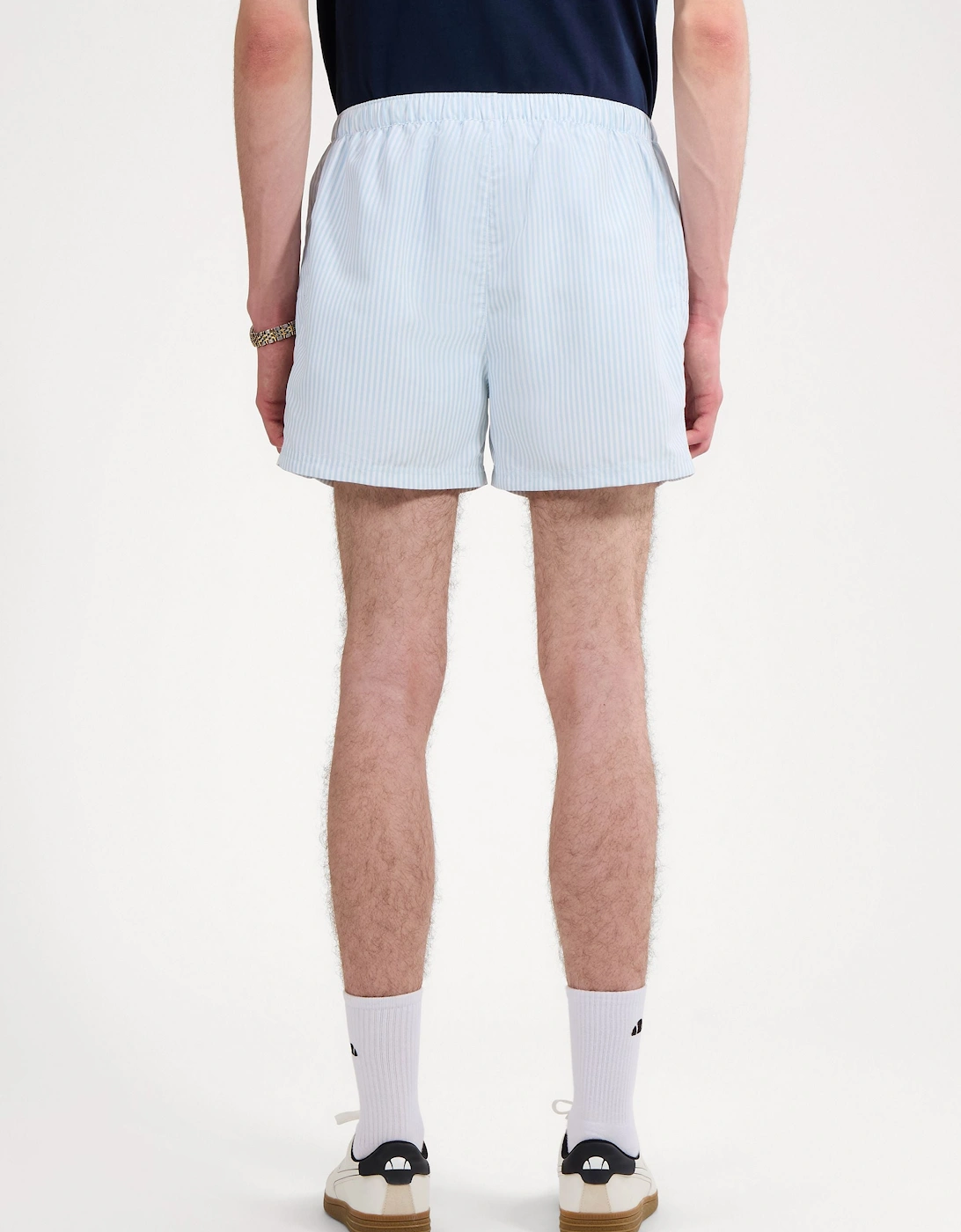 Sylbio Swim Short - White/Light Blue