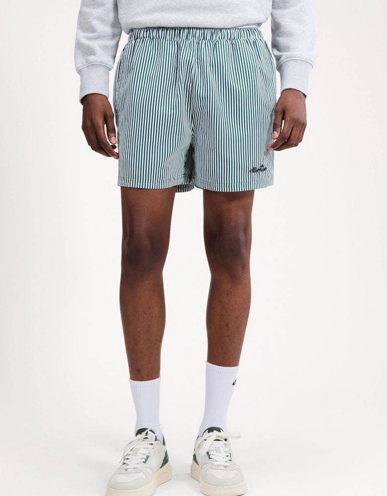 Sylbio Swim Short - White/Dark Green