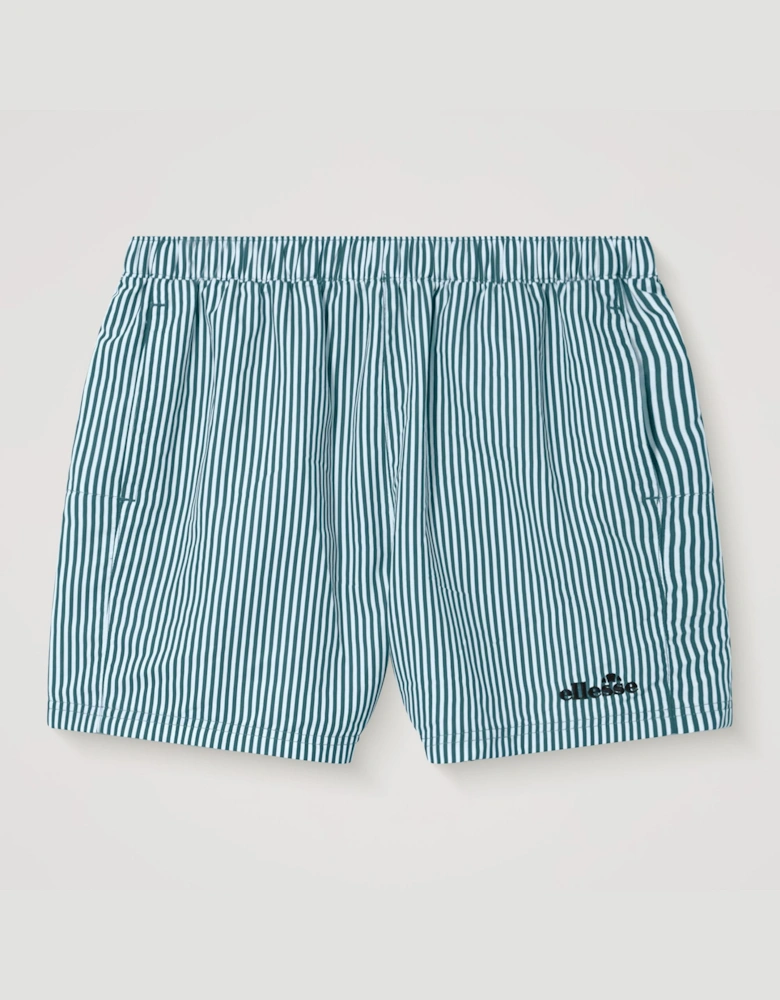 Sylbio Swim Short - White/Dark Green