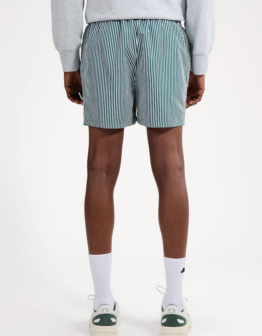 Sylbio Swim Short - White/Dark Green