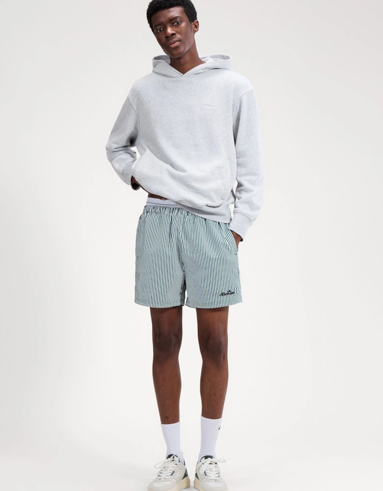 Sylbio Swim Short - White/Dark Green