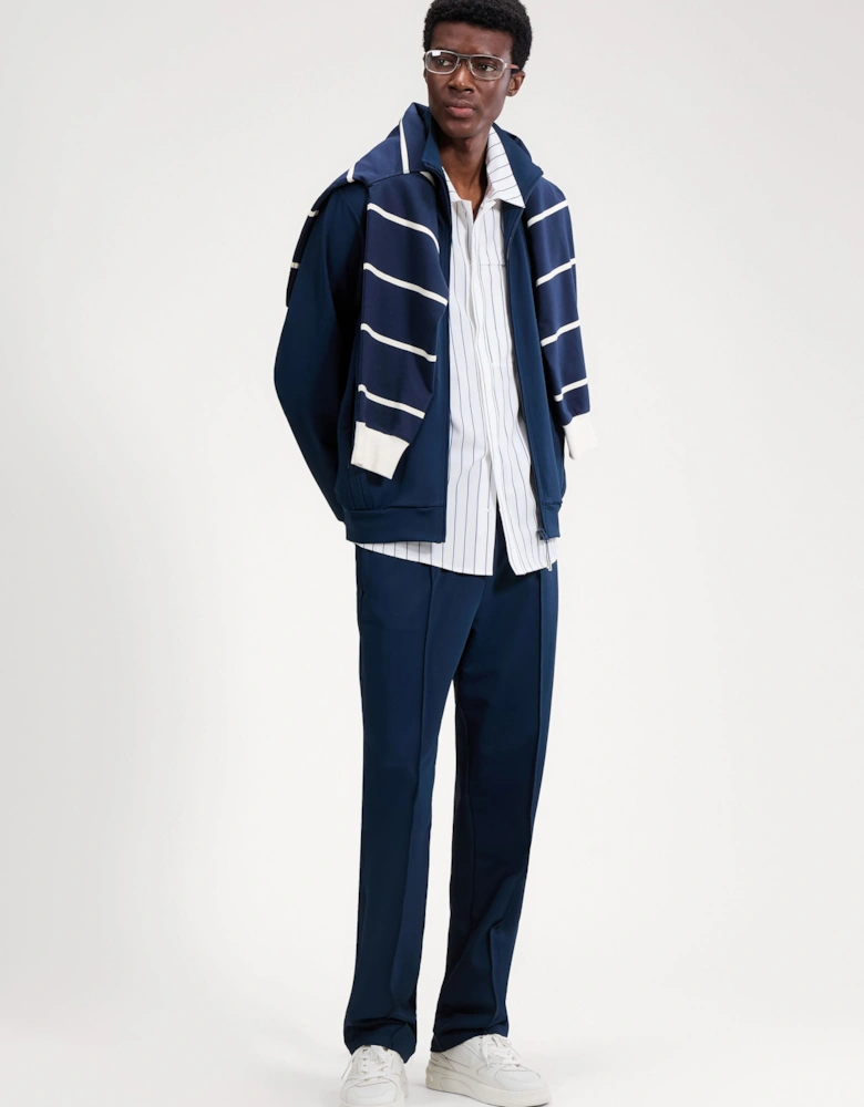 Tosciana Track Top - Navy Mono