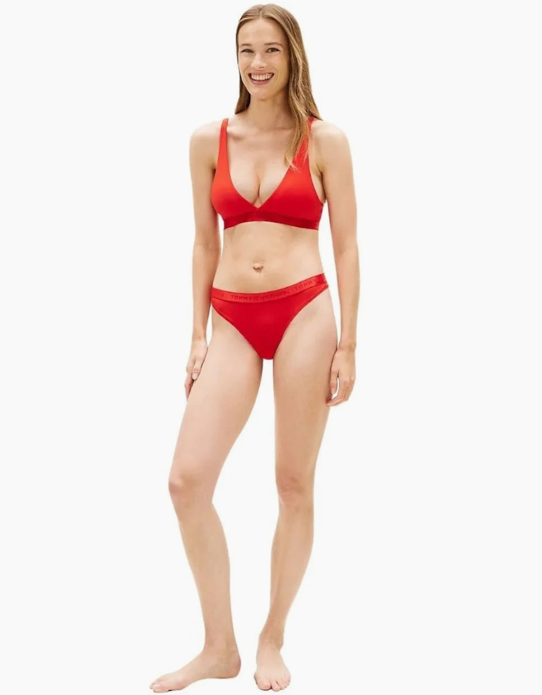 Repeat Logo Thong, Fireworks Red