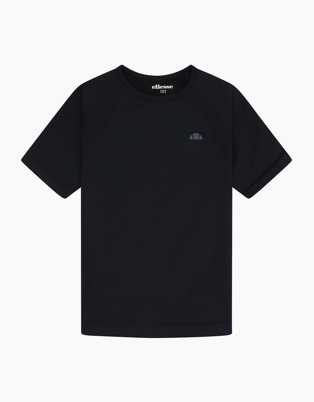 Ellesse Men's Black La Bella Ss Fitted T-Shirt - Size: 42