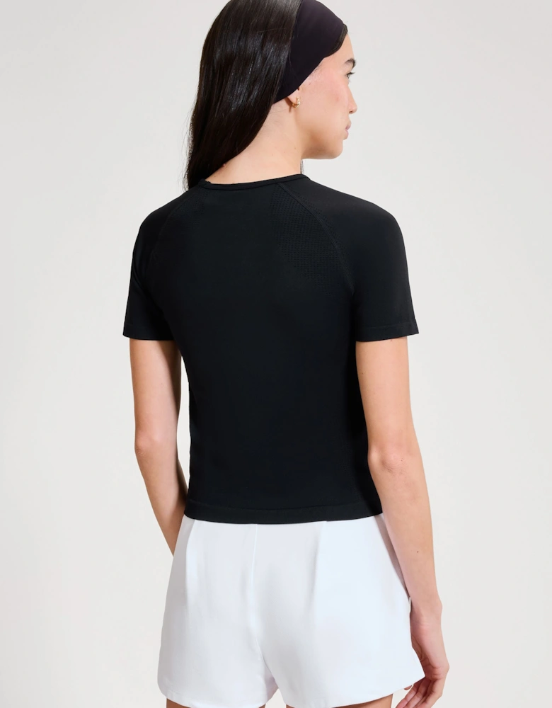 La Bella SS Fitted T-shirt - Black