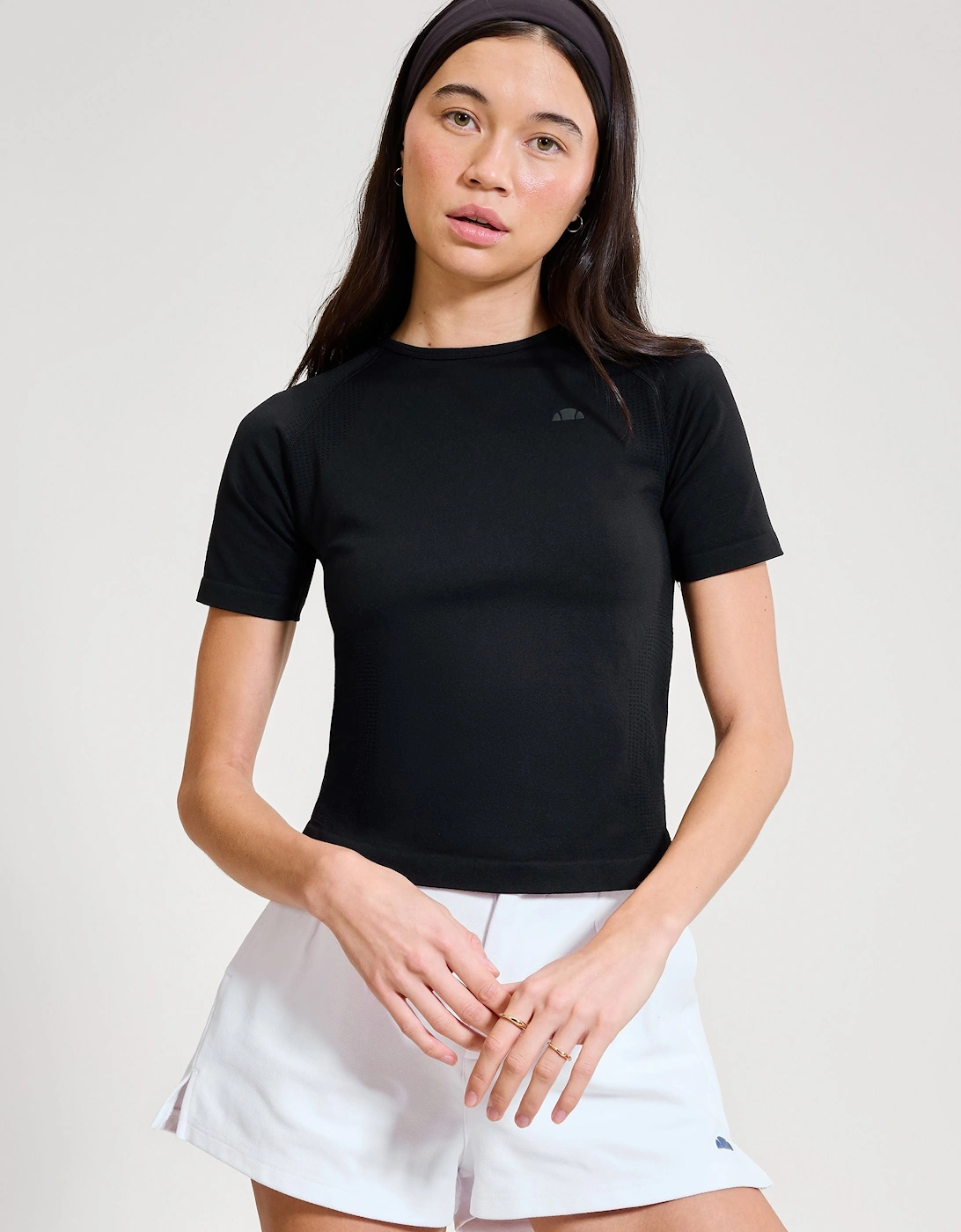 La Bella SS Fitted T-shirt - Black