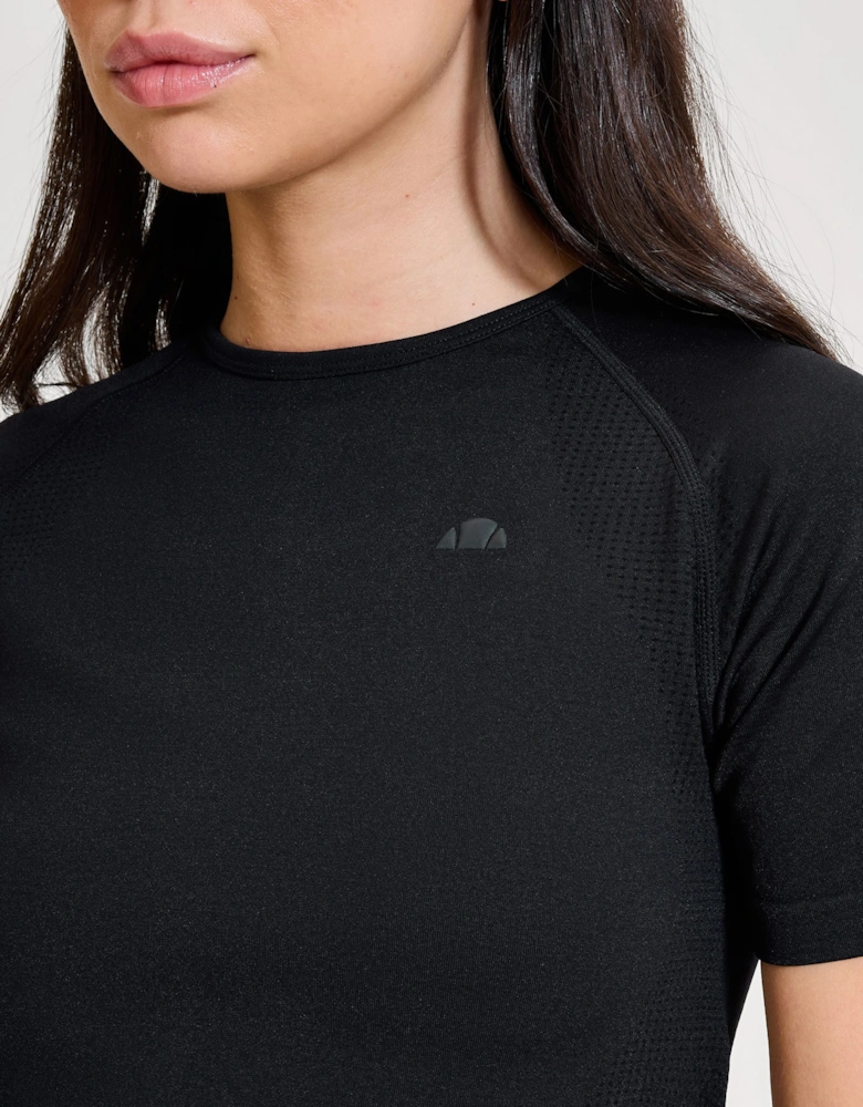 La Bella SS Fitted T-shirt - Black
