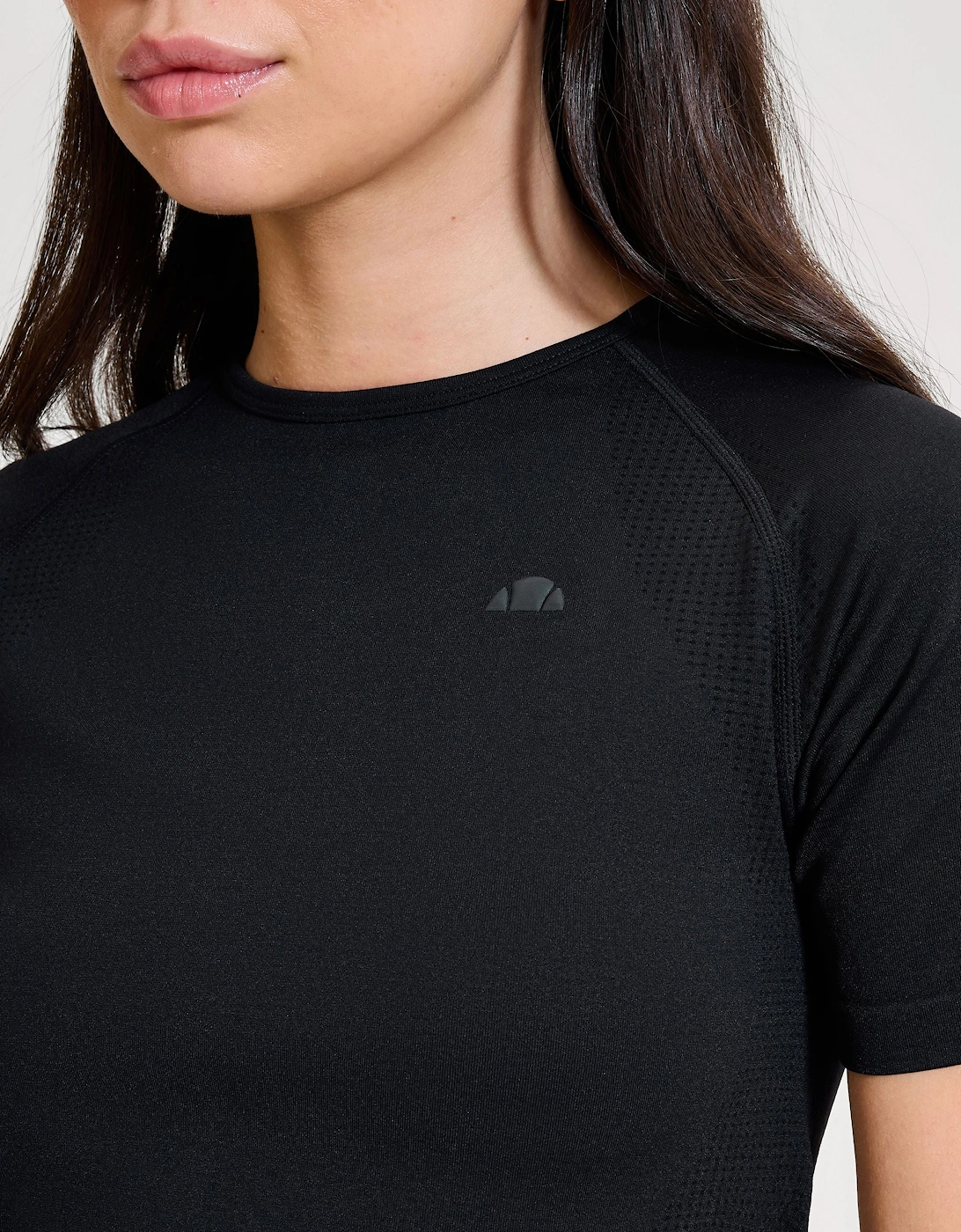 La Bella SS Fitted T-shirt - Black