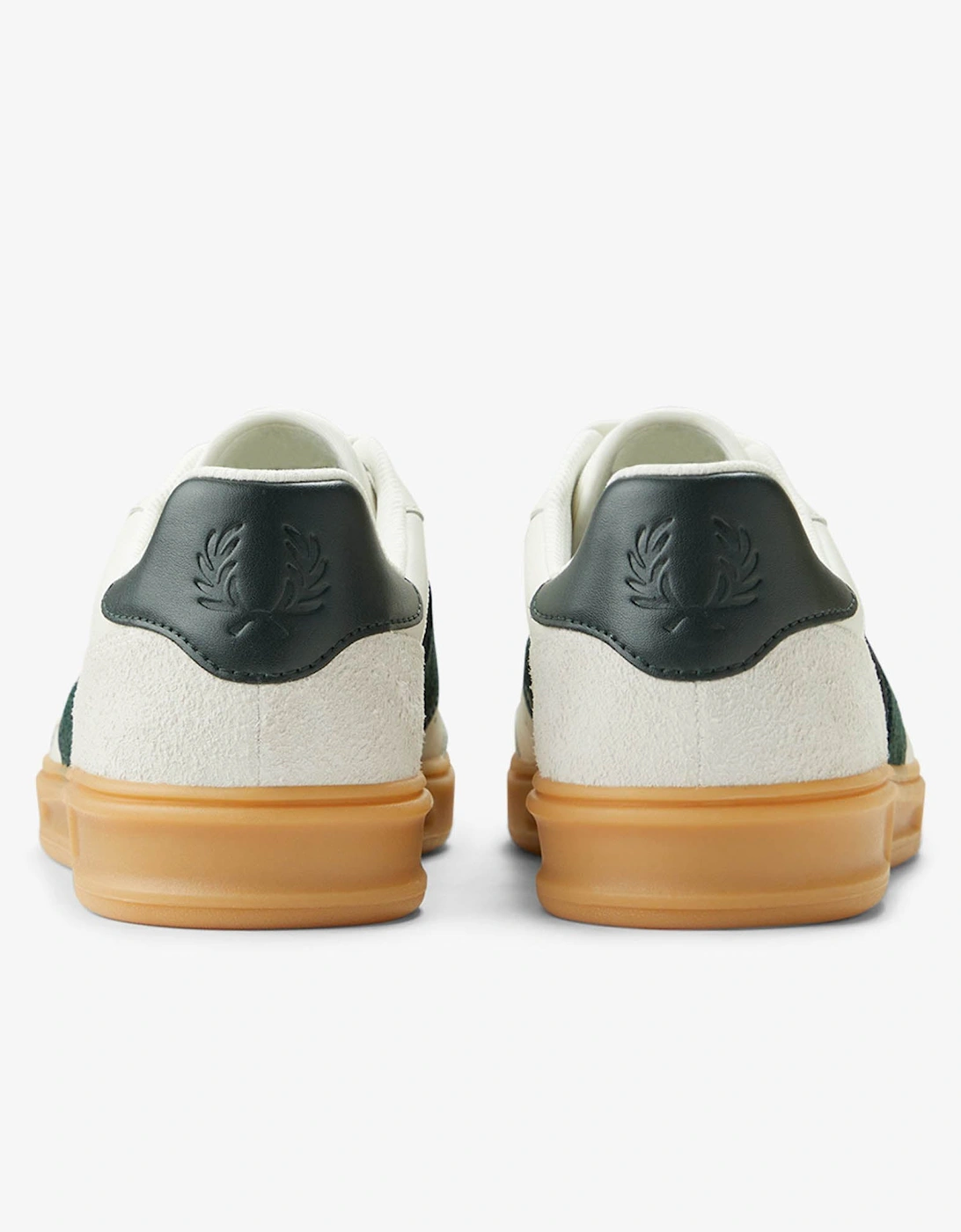 Mens B4 Mens Textured Leather/Suede Trainers - Light Ecru 760