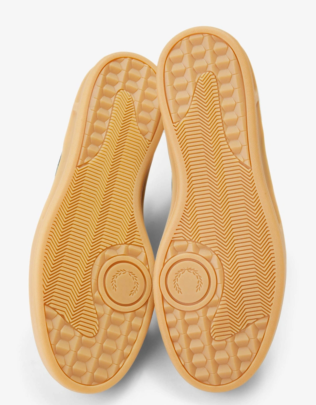 Mens B4 Mens Textured Leather/Suede Trainers - Light Ecru 760