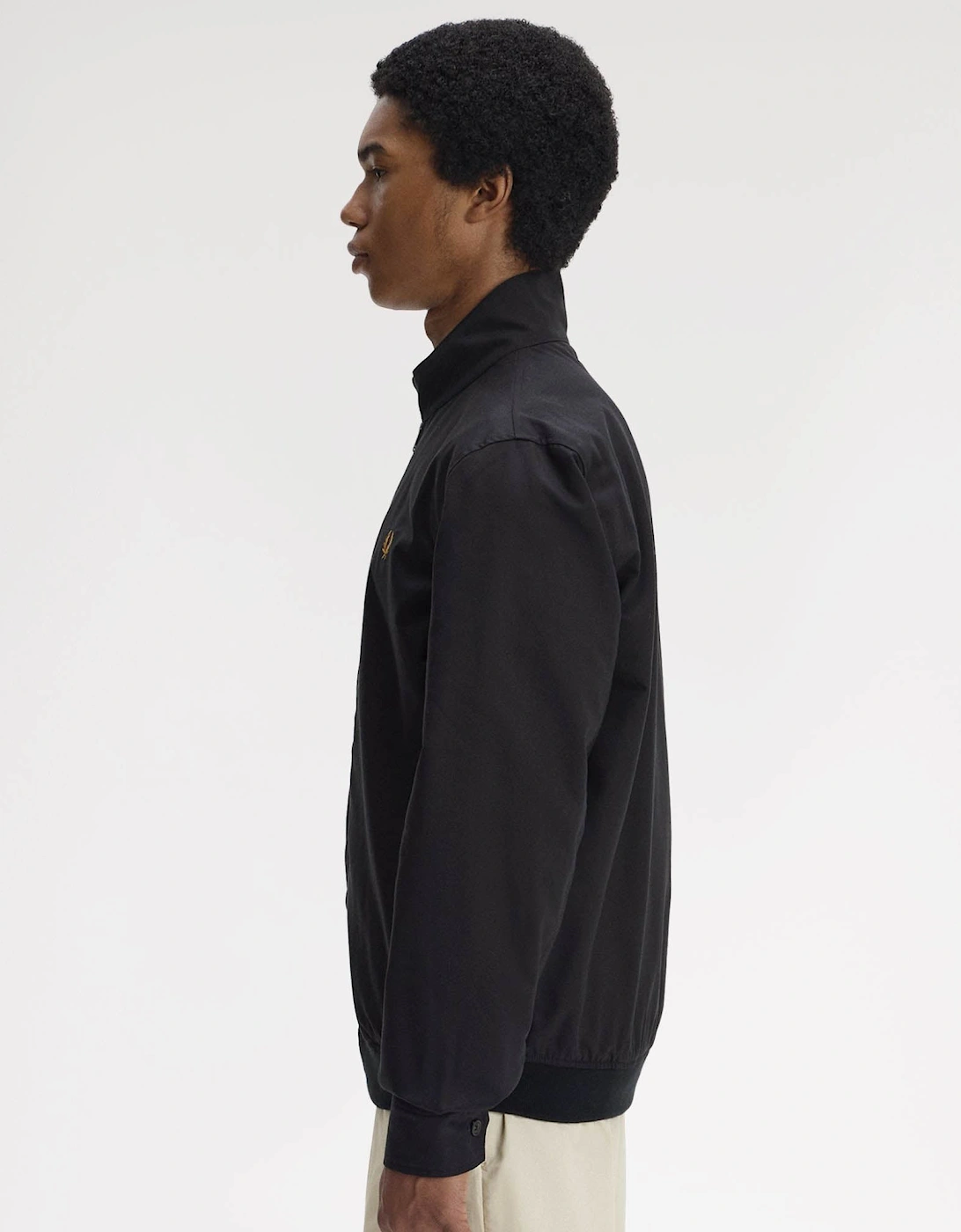 Mens Twill Harrington Jacket - Black 102