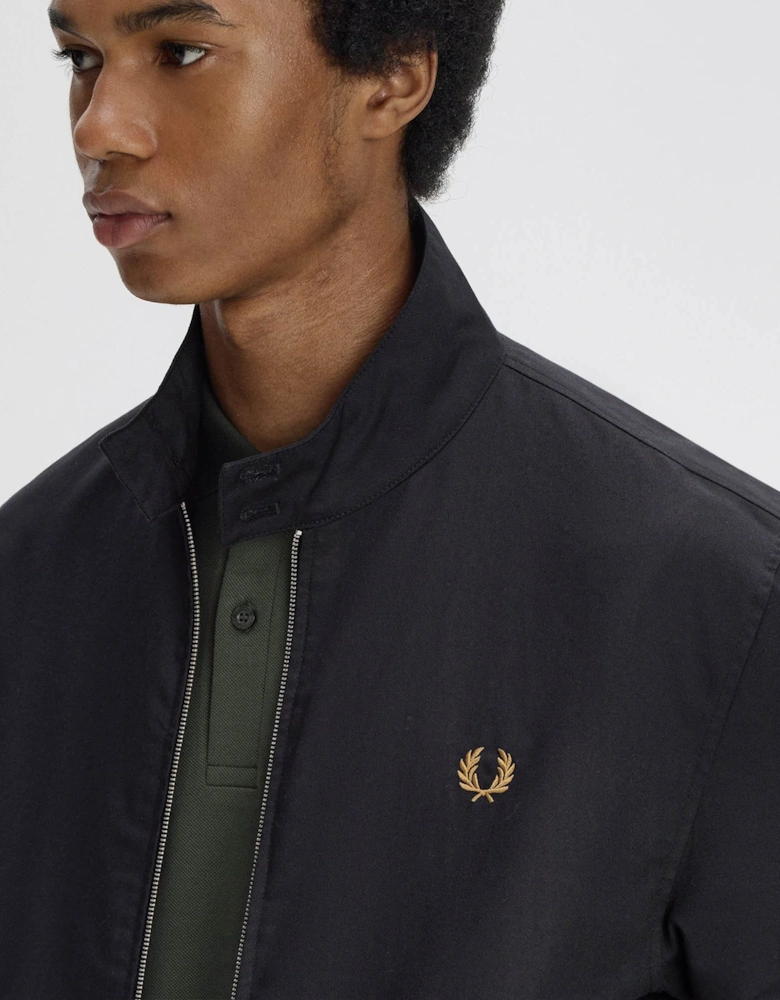 Mens Twill Harrington Jacket - Black 102