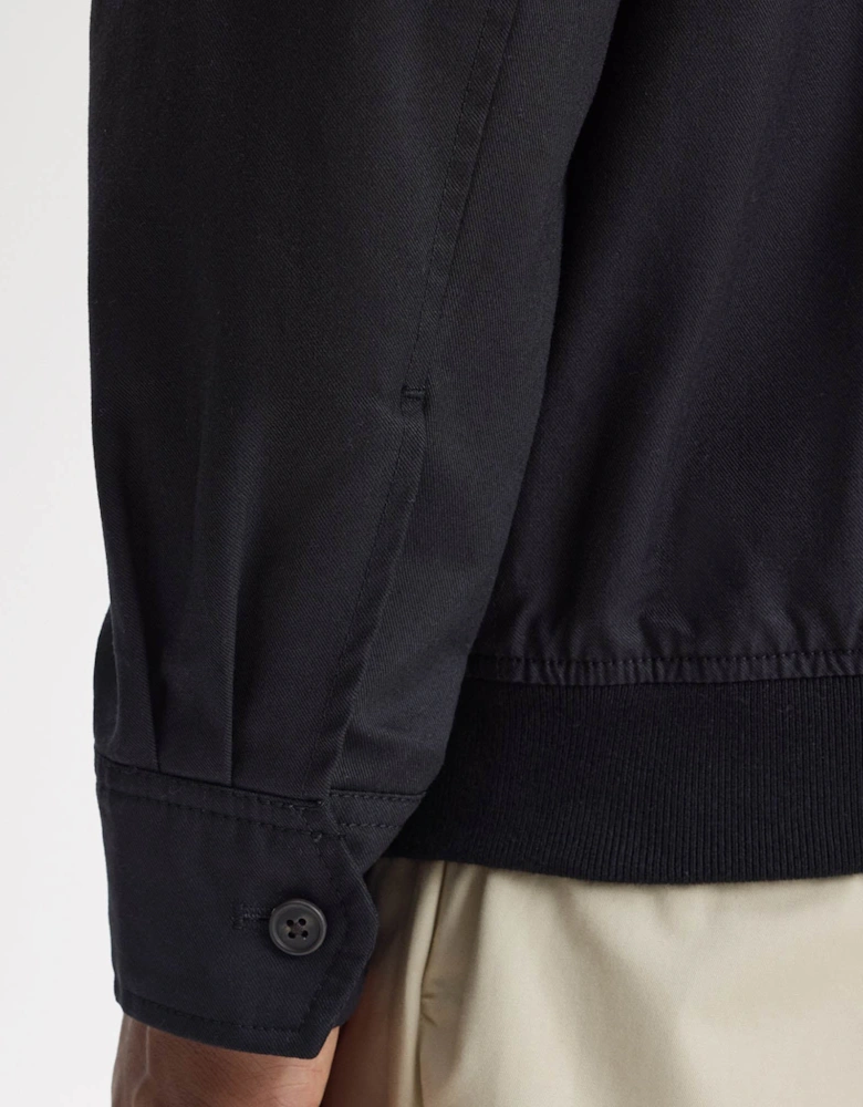 Mens Twill Harrington Jacket - Black 102